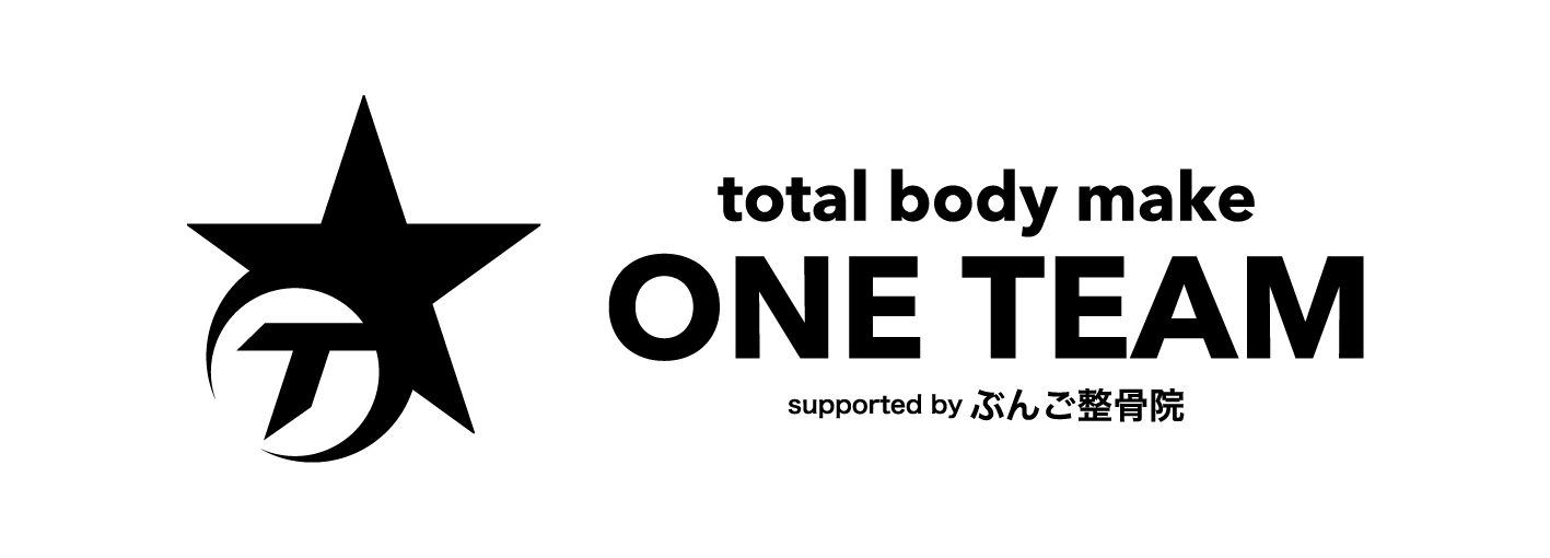 大分市のパーソナルジムtotalbodymakeONETEAMのロゴ